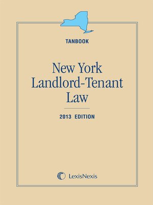 cover image of New York Landlord-Tenant Law
